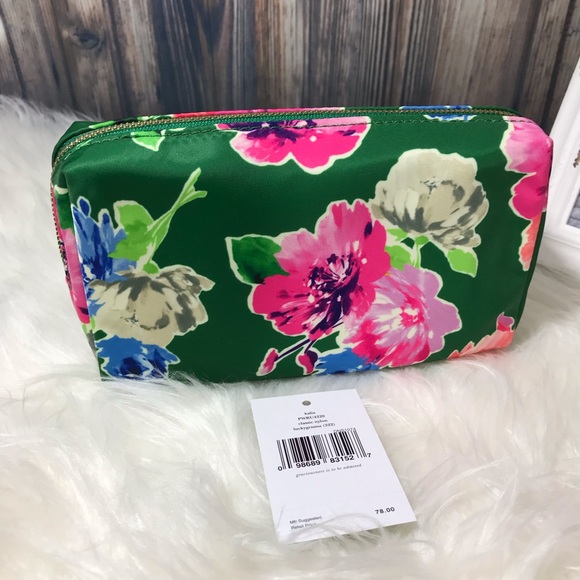 Kate Spade Classic Nylon Kalia In Lucky Green - Picture 4 of 8